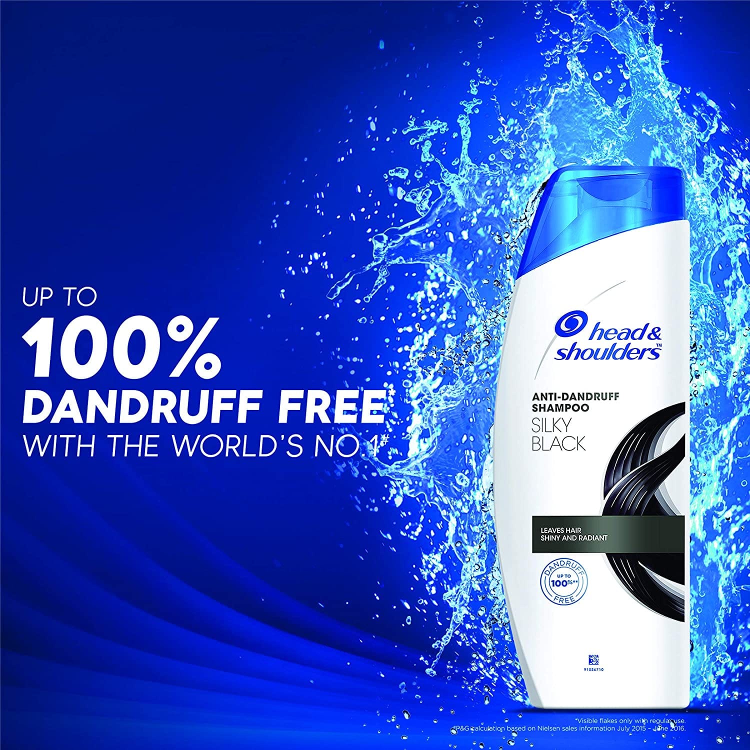 Head & Shoulders - Silky Black Anti Dandruff Shampoo (340mL)