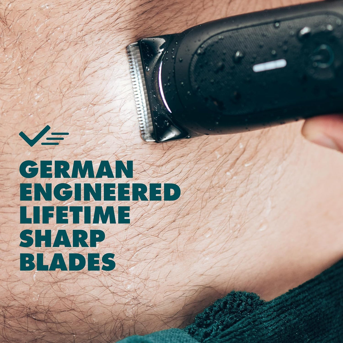 Gillette i7 Intimate Men’s Premium Pubic Hair Trimmer, Holiday Gifts for Men, Waterproof LED Body Hair Trimmer for Men, Manscaping Body Groomer