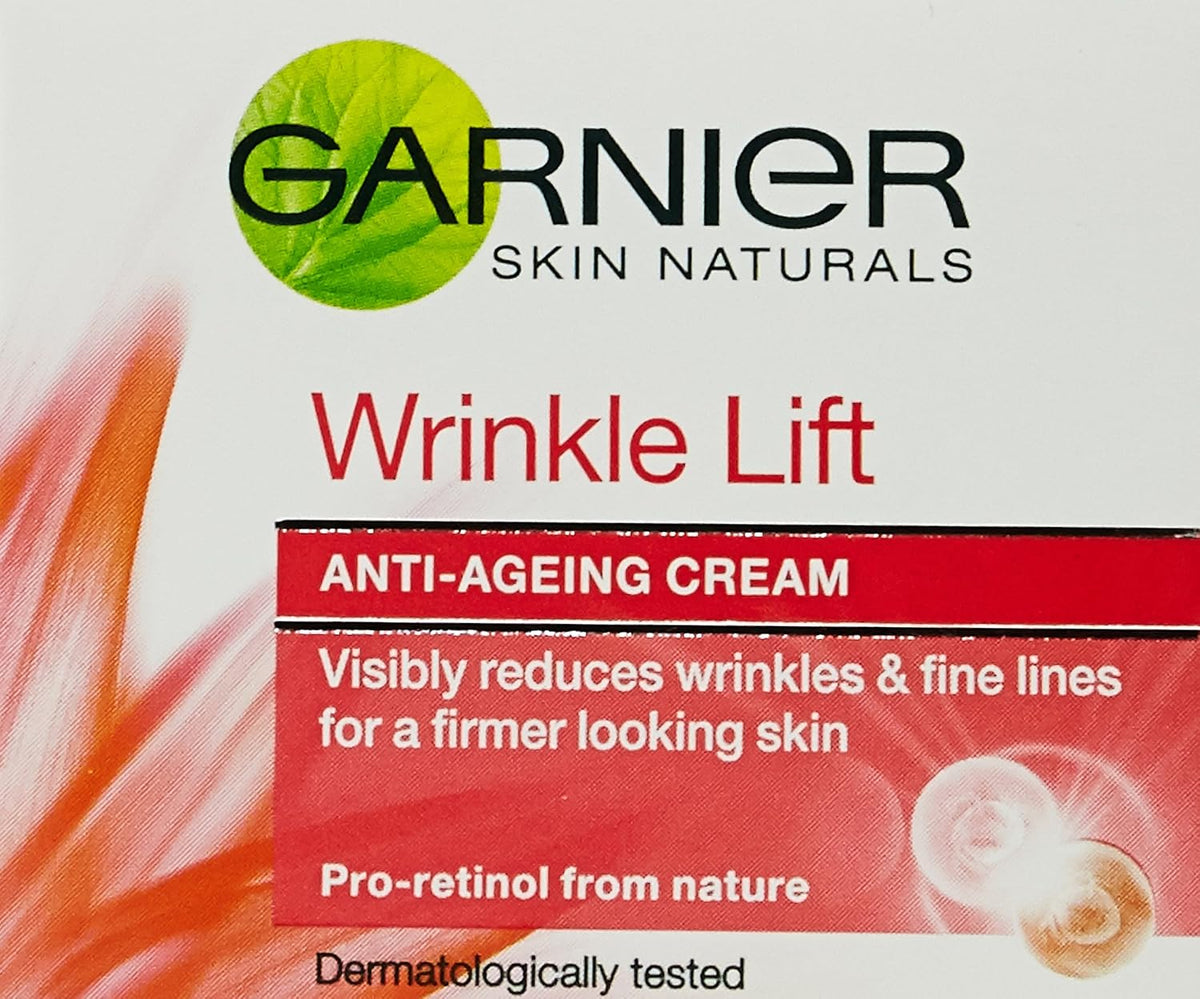 Garnier Skin Naturals Wrinkle Lift Anti Ageing Cream, 18g