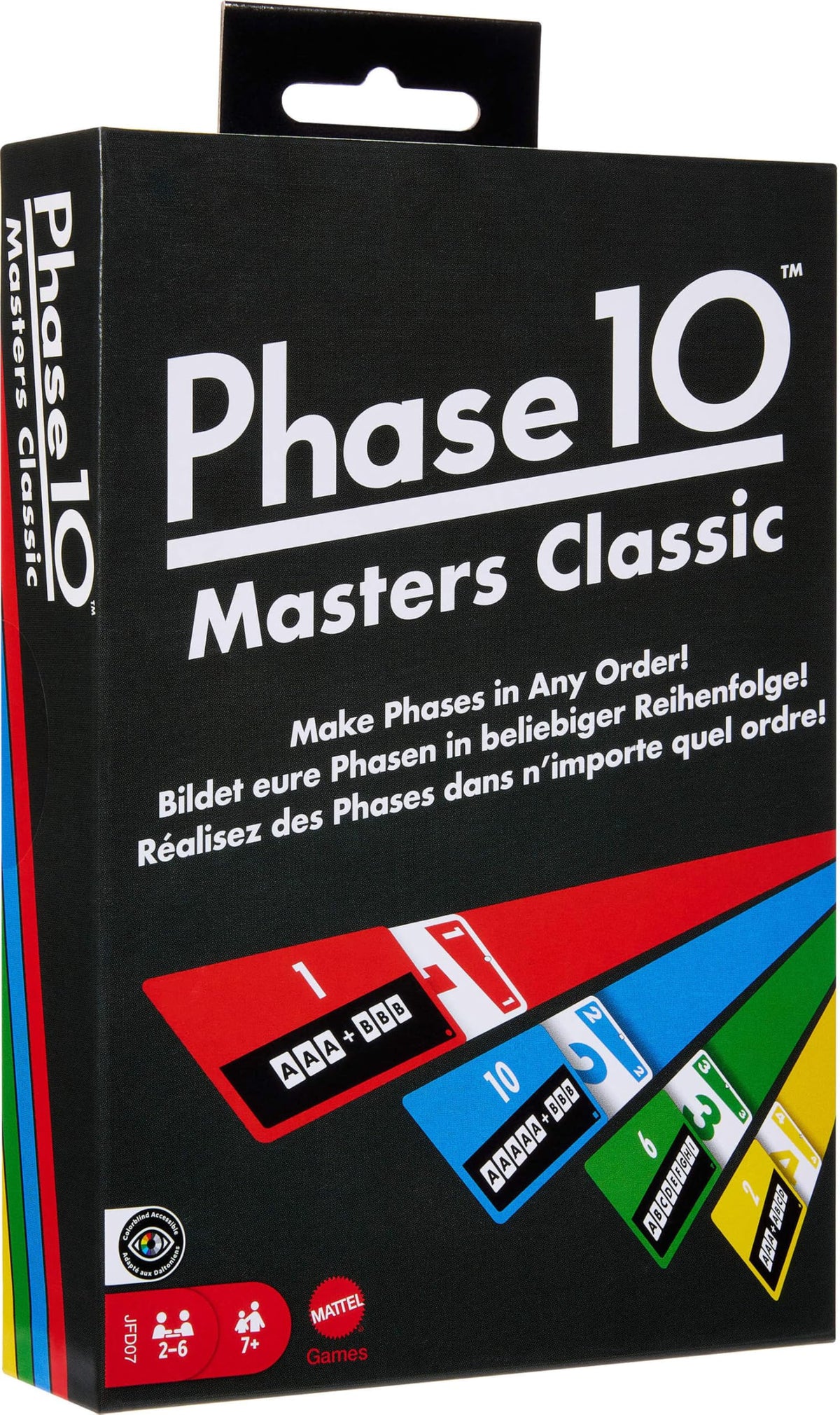 Mattel Games Phase 10 Masters Card Game from 7 Years