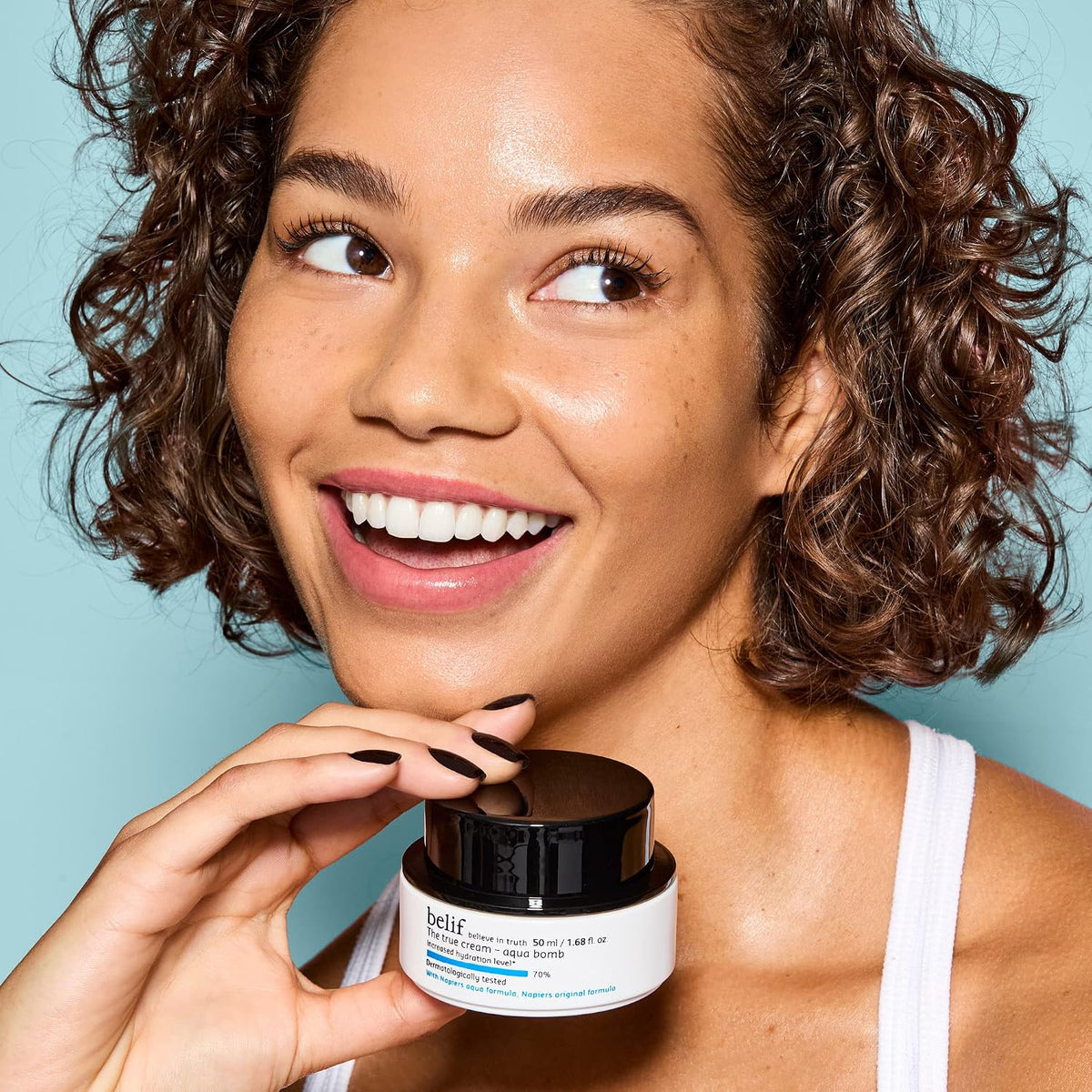 belif The True Cream Aqua Bomb | 48 hours long lasting Hydration | Ultra-Lightweight Gel-Cream Face Moisturizer | Hydrating Korean Skincare for Normal, Combinat