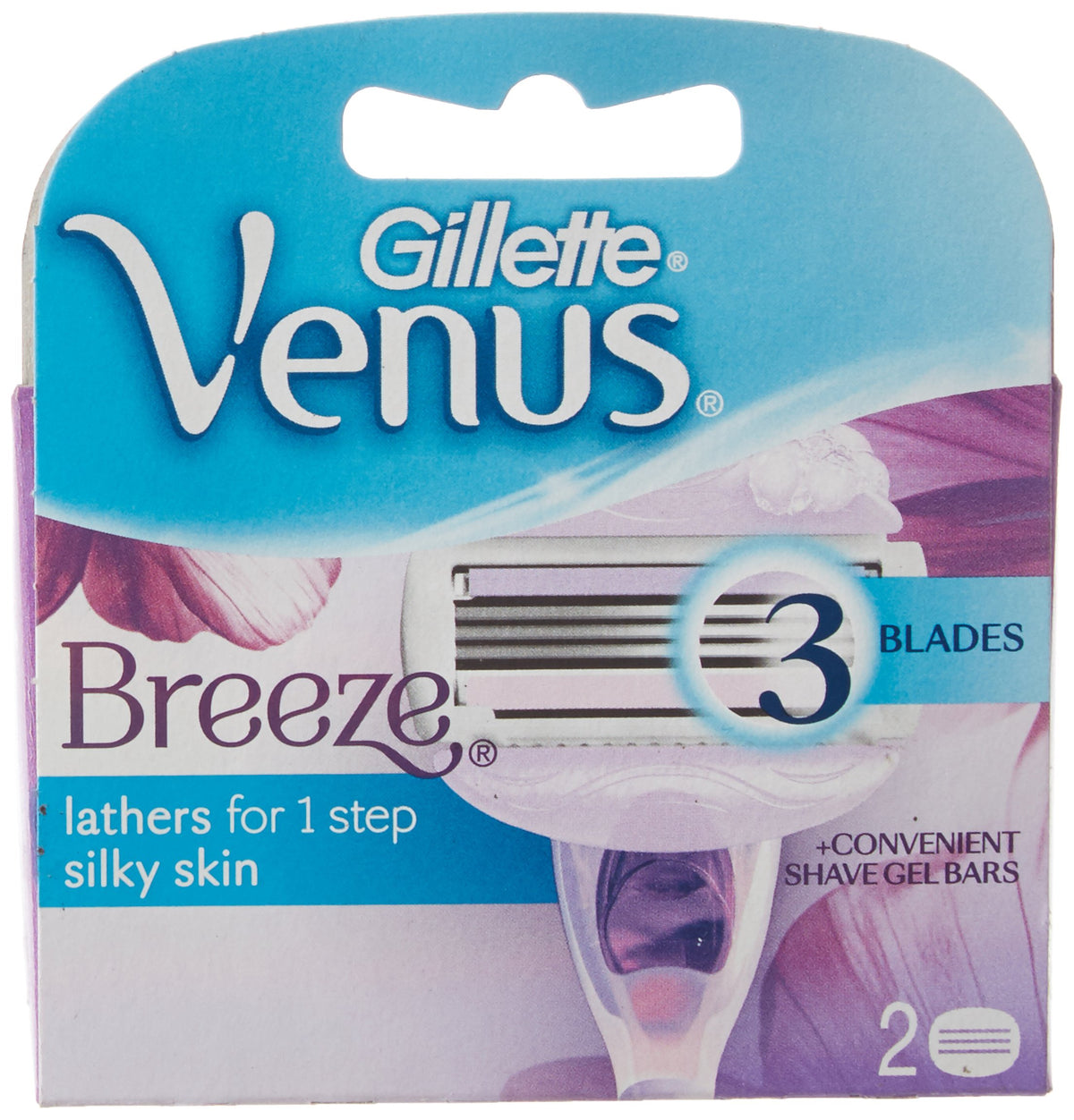 Gillette Venus Breeze Razor Blades - Pack of 2