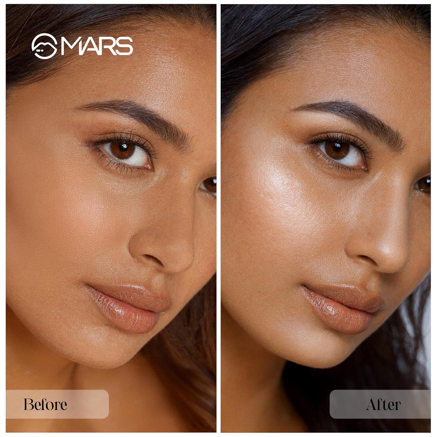 MARS Glow Fly Liquid Highlighter (10 ml) (02-WINGED CHAMPAGNE) | Enriched With Sunflower Seed Oil | Radiant Glow | No Chunky Particles | Light-Weight & Long-Lasting | Ultra Blendable Formula