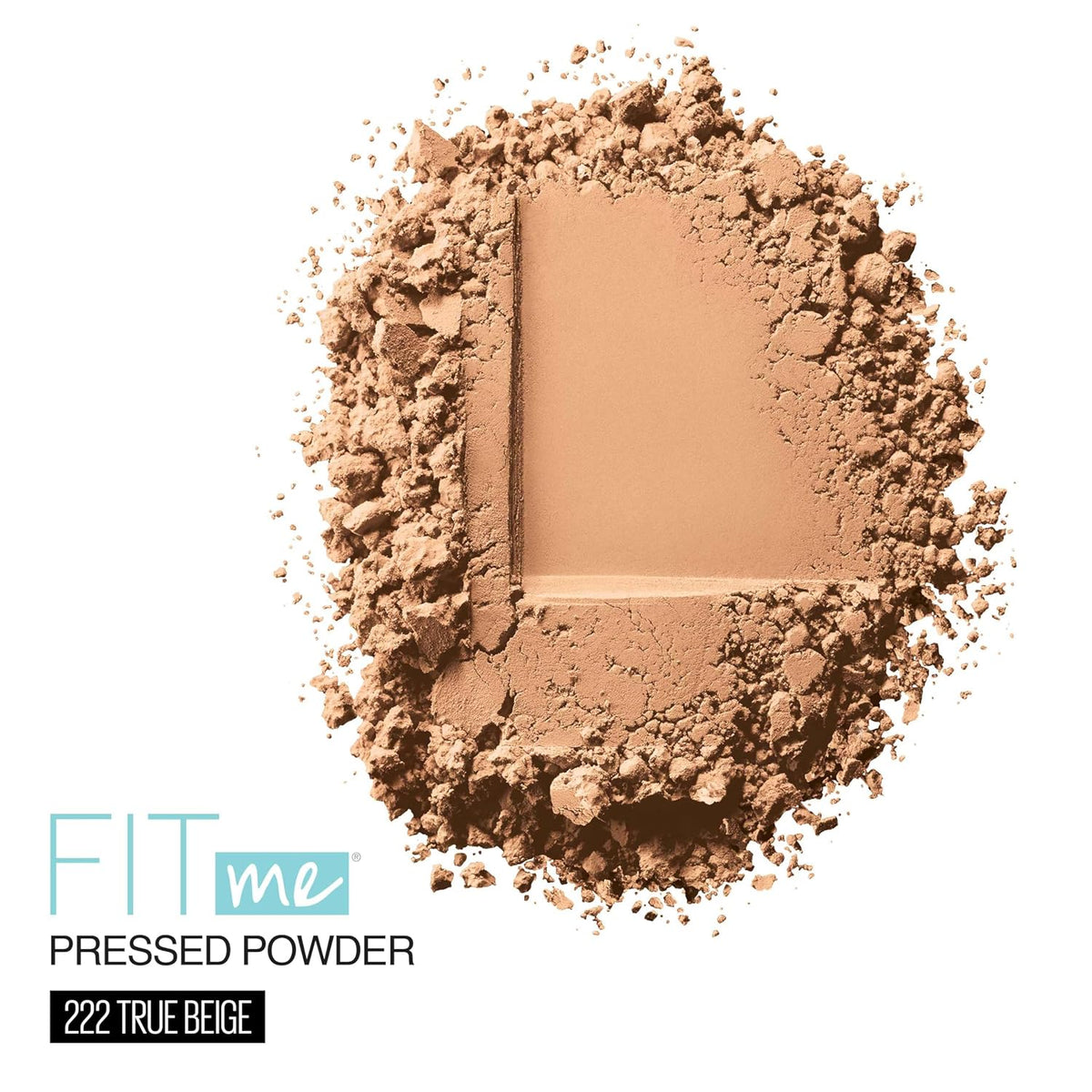 Maybelline Fit Me Matte + Poreless Pressed Face Powder Makeup & Setting Powder, True Beige, 1 Count 222 TRUE BEIGE 0.29 Ounce (Pack of 1)