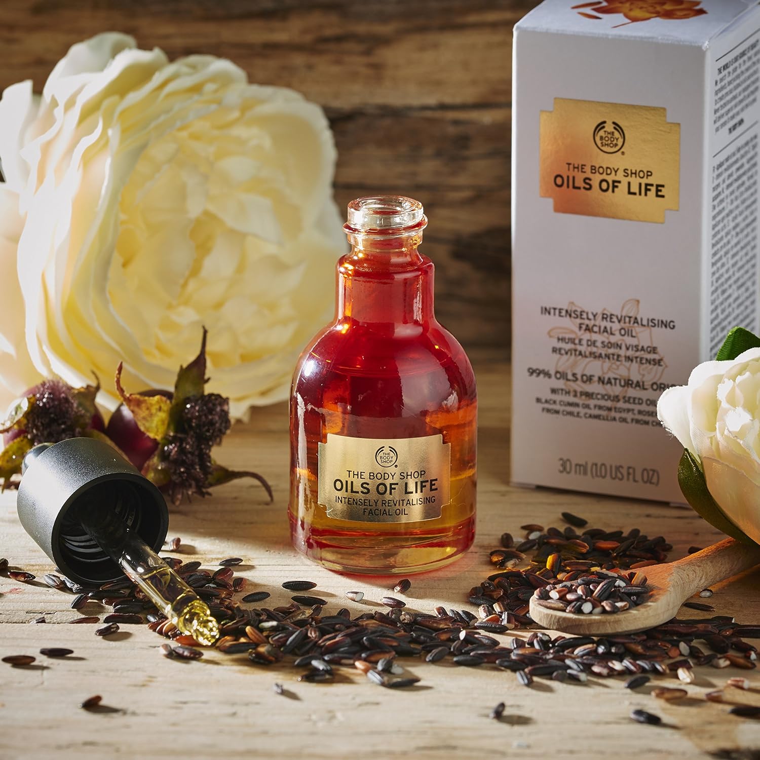 The Body Shop Oils Of Life Intensely Revitalizing Facial Oil 30ml