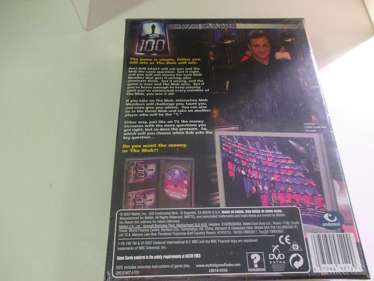 Mattel 1 Vs. 100 DVD Board Game