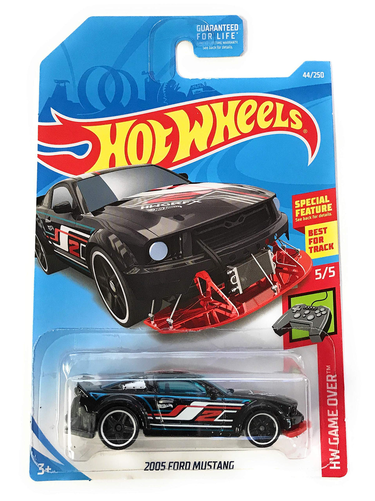 Hot Wheels 2019 Basic Vehicle Hw Game Over: 2005 Ford Mustang - International Card