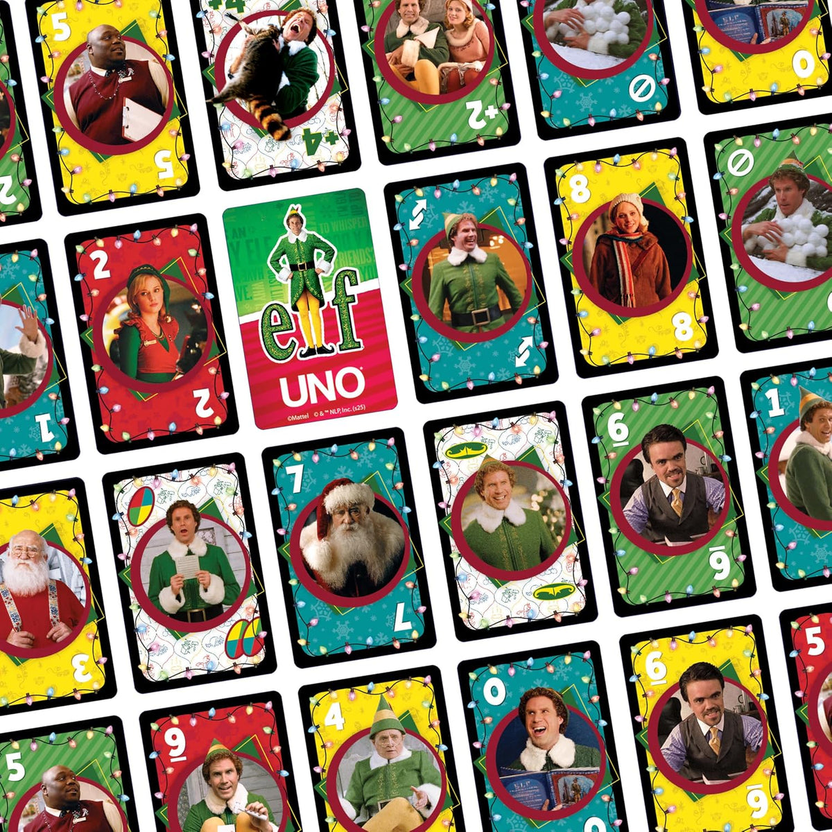 Mattel Games UNO Fandom Elf Card Game, Ages 7+, 2-10 Players