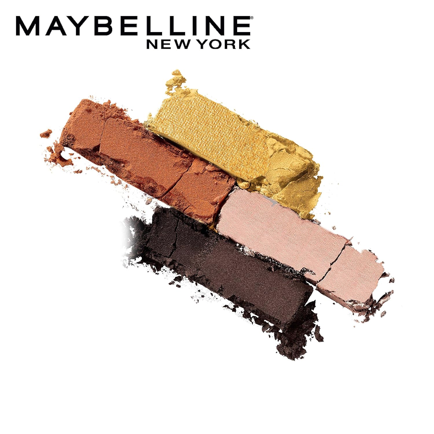 Maybelline New York Eyeshadow Palette, 6 Highly Blendable Shades, Sheer Finish, City Mini Palette, Brooklyn Orange, 6.4g