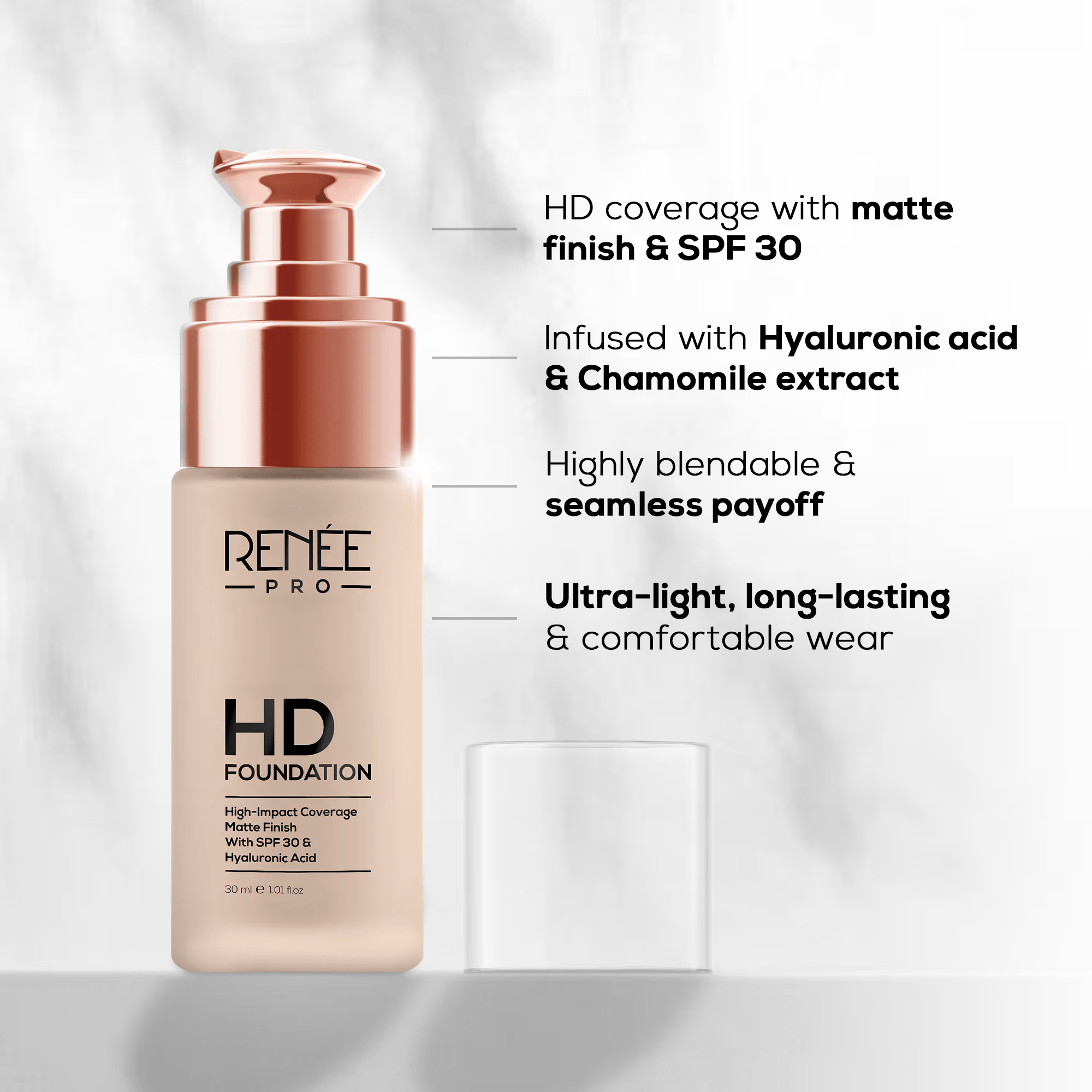 Renee - Cosmetics Pro HD Foundation (30mL)