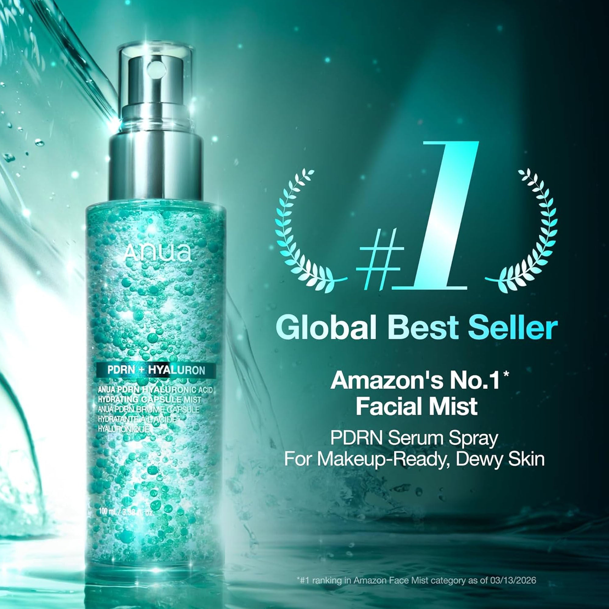 Anua PDRN Collagen Glow Facial Serum Spray (100ml)
