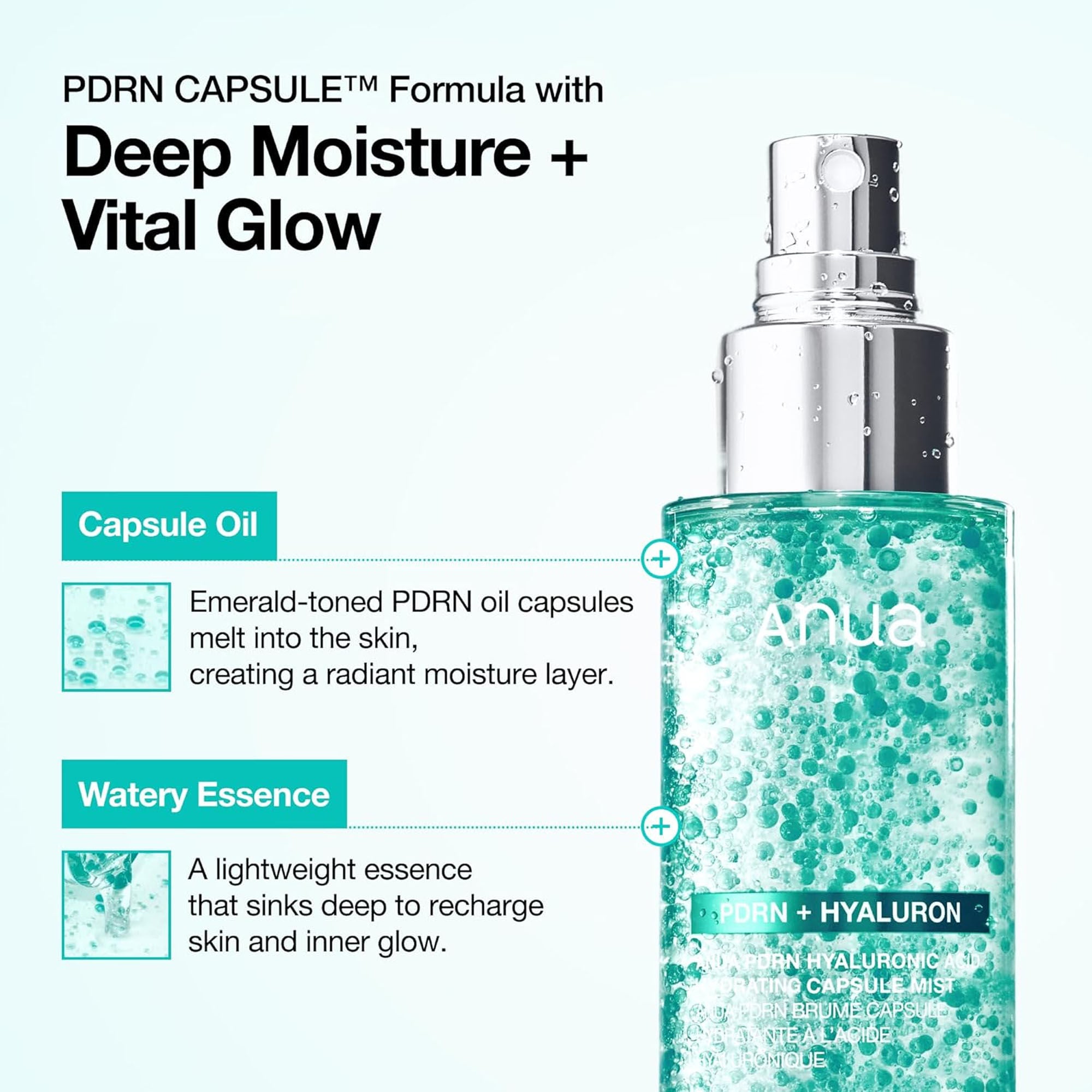 Anua PDRN Collagen Glow Facial Serum Spray (100ml)