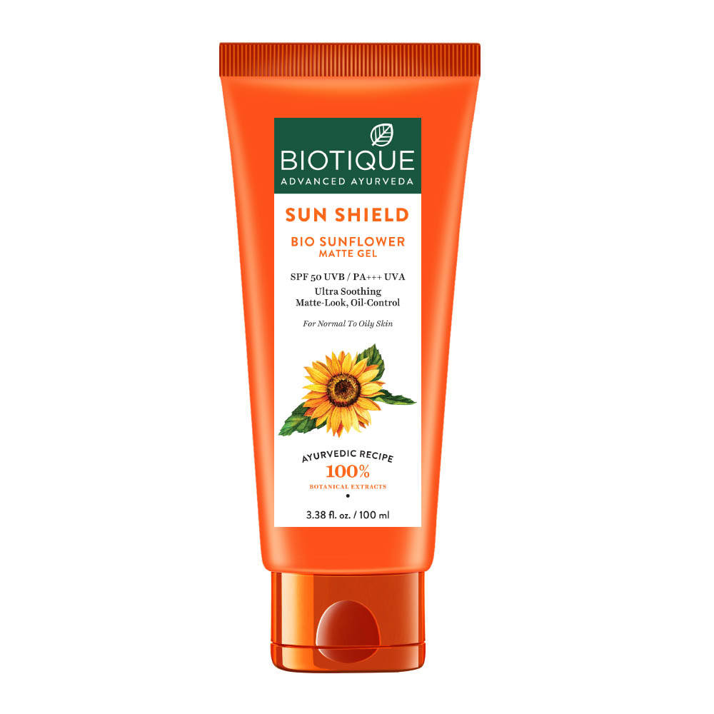 Biotique Sunflower Matte Gel Sun Shield SPF 50+ PA+++