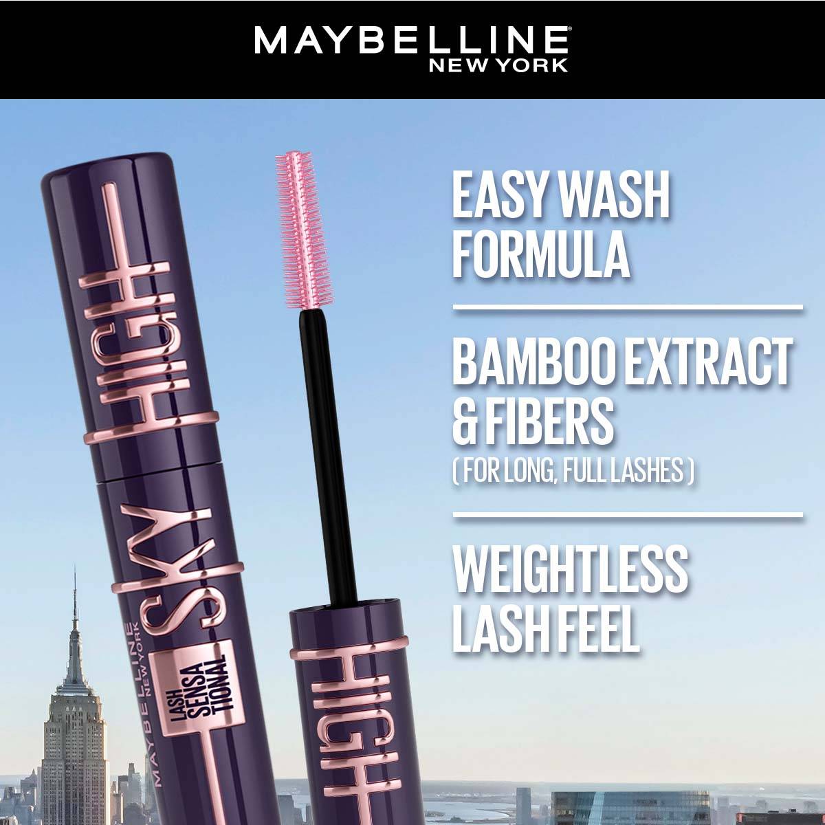 Maybelline New York Lash Sensational Sky High Mascara - Plum Twilight (7.2ml)
