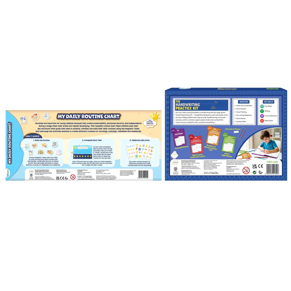 Skillmatics Growing Life Skills Bundle (ages 3-8)