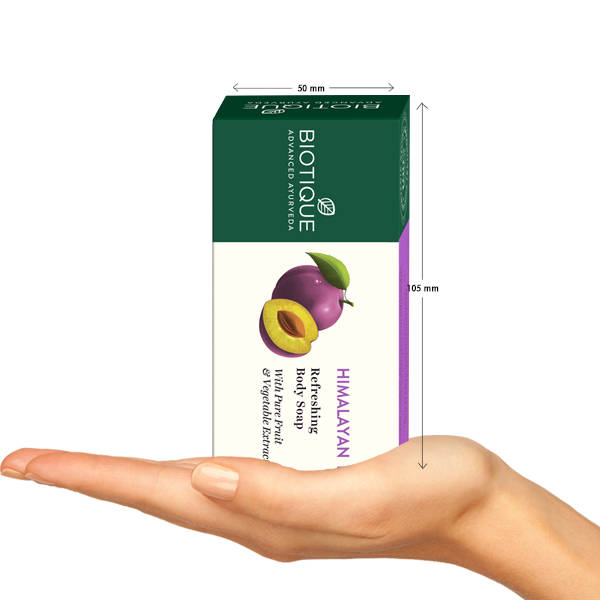 Biotique Himalayan Plum Refreshing Bathing Bar · 150gm