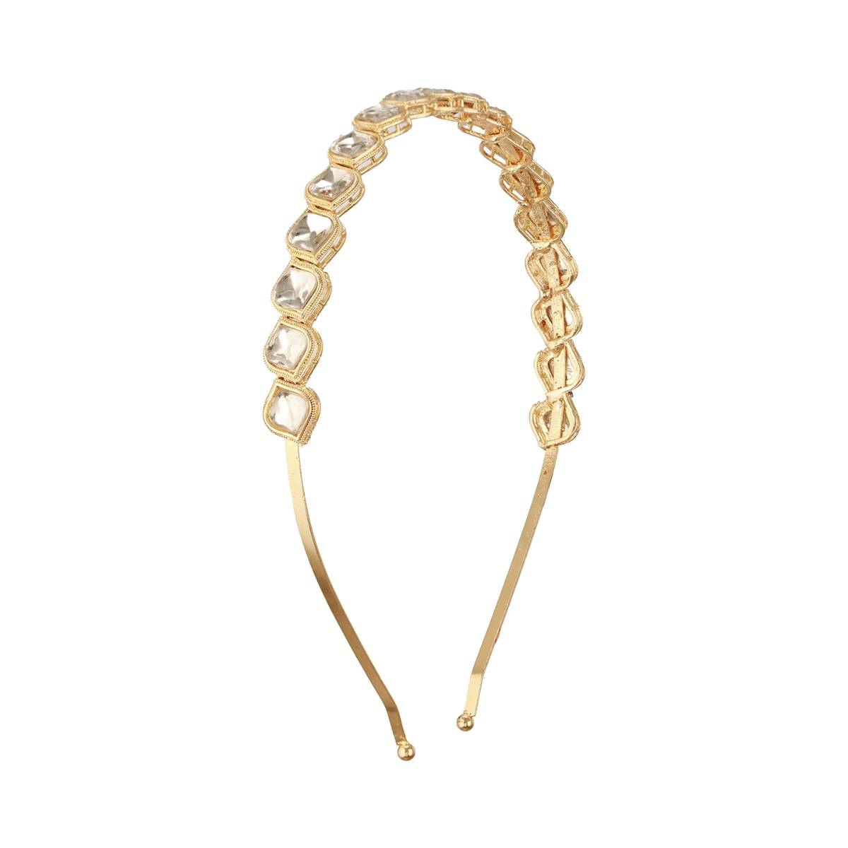 Aatmana Gold-Plated Kundan Studded Matha Patti Head Jewellery
