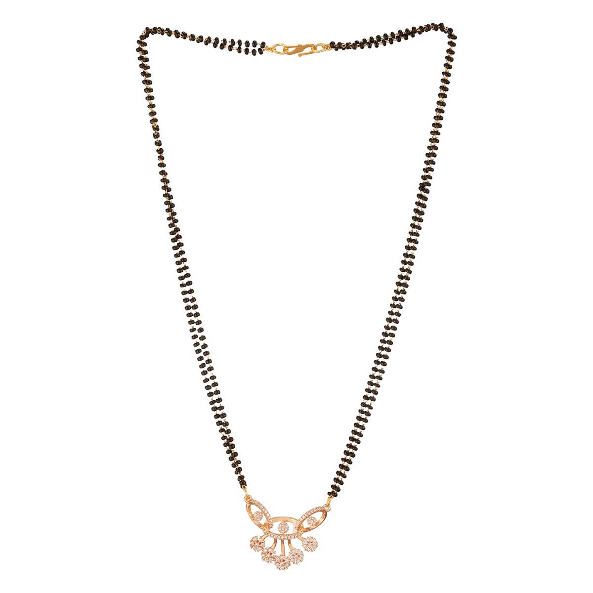 Aatmana Rose Gold-Plated Mangalsutra