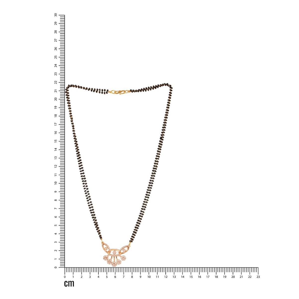 Aatmana Rose Gold-Plated Mangalsutra