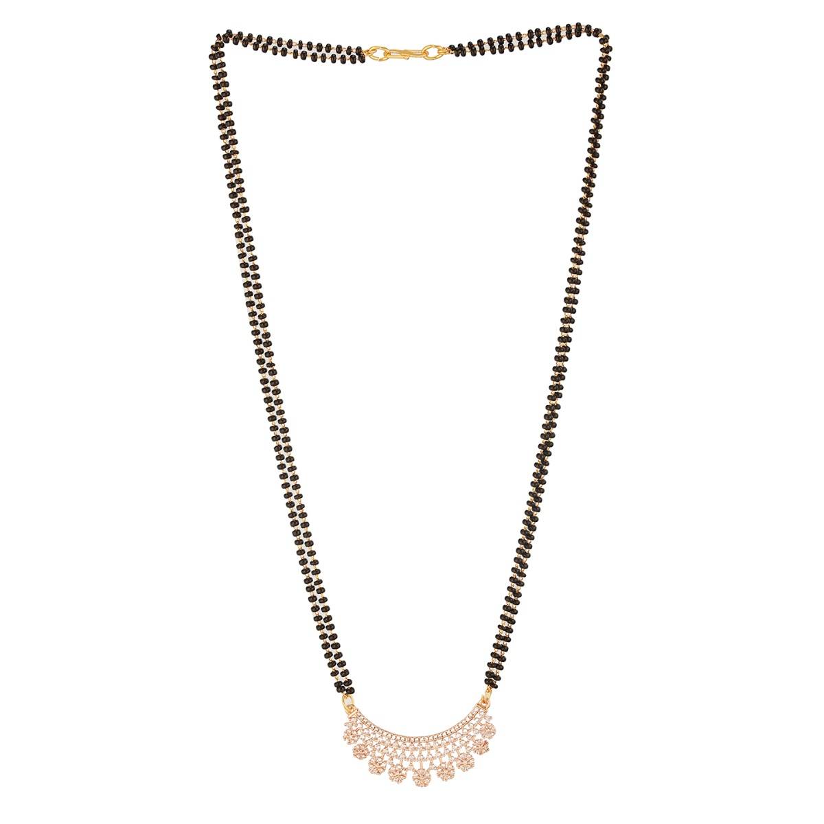 Aatmana Rose Gold-Plated Mangalsutra