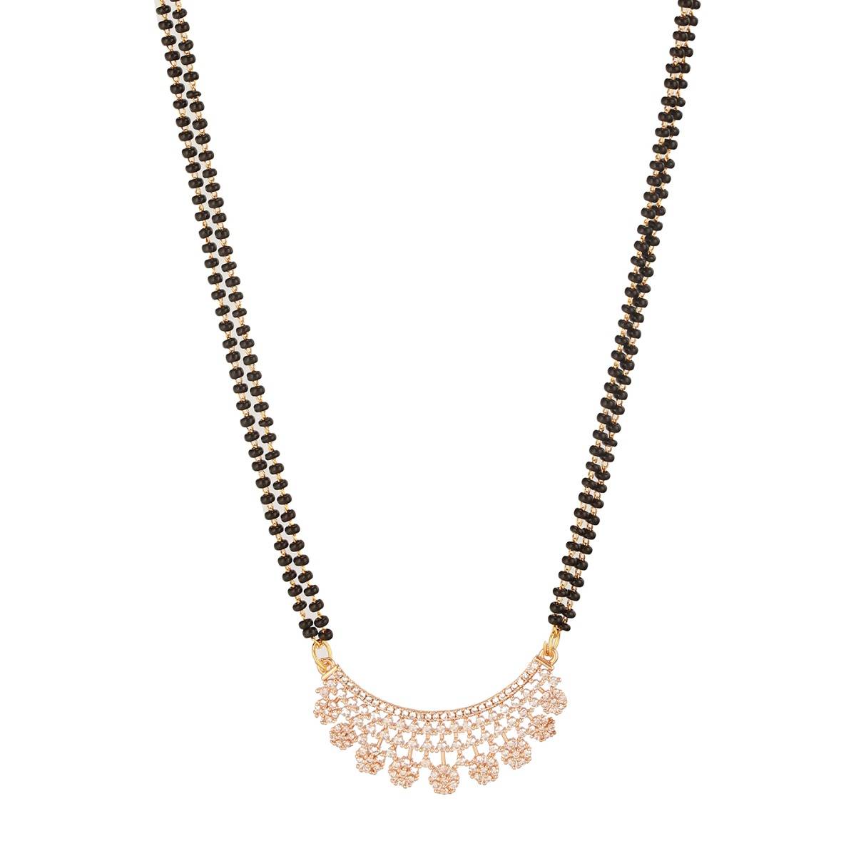 Aatmana Rose Gold-Plated Mangalsutra
