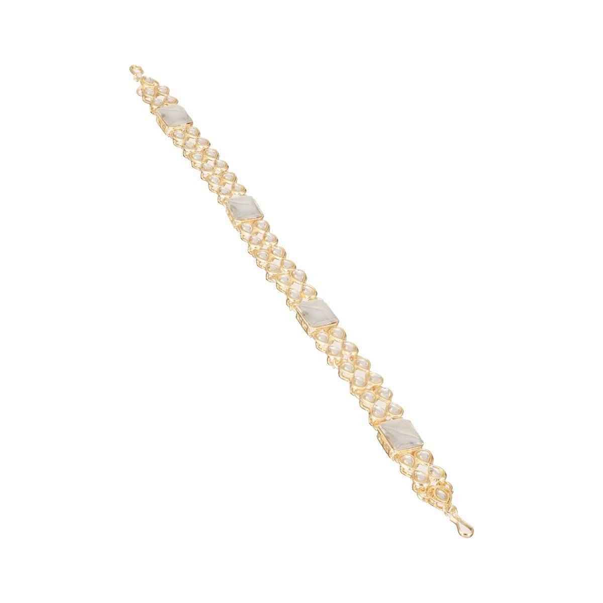Aatmana Gold-Plated Kundan Studded Matha Patti Head Jewellery