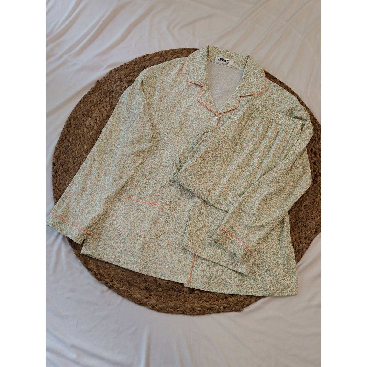 Addery Green Plus Size Floral Shirt & Pyjama (Set of 2) (XL) · XL