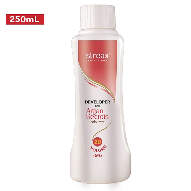 Streax Professional - Developer for Argan Secrets Colourant - 20 Volume 6% (250ml)