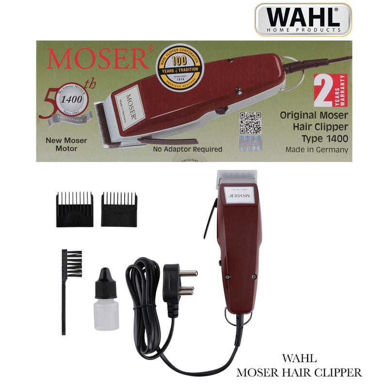 Wahl Moser Shaver For Men (01400-0016) - Maroon