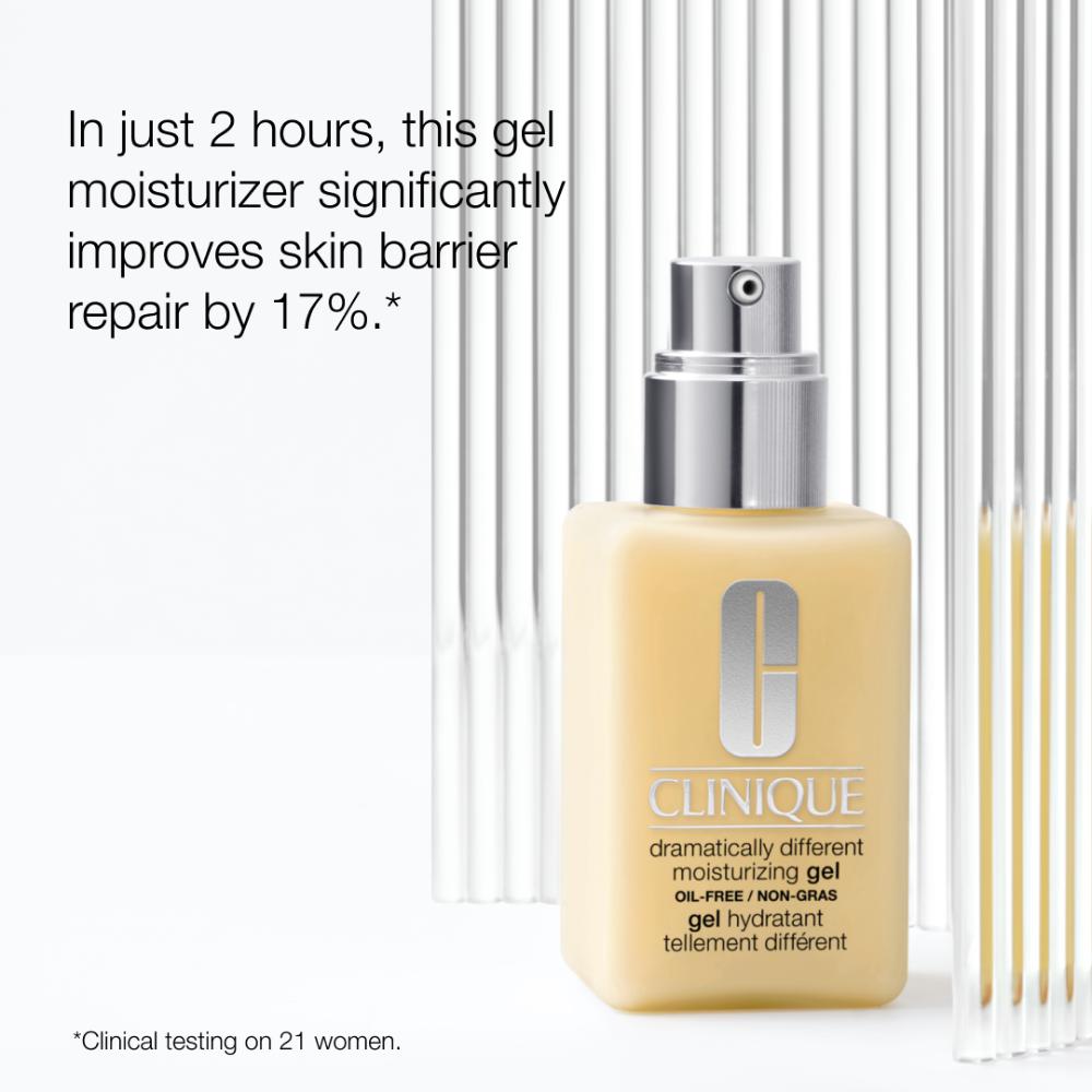 Clinique Dramatically Different Moisturizing Gel Face Moisturizer with Pump for Skin Barrier Repair (125ml)