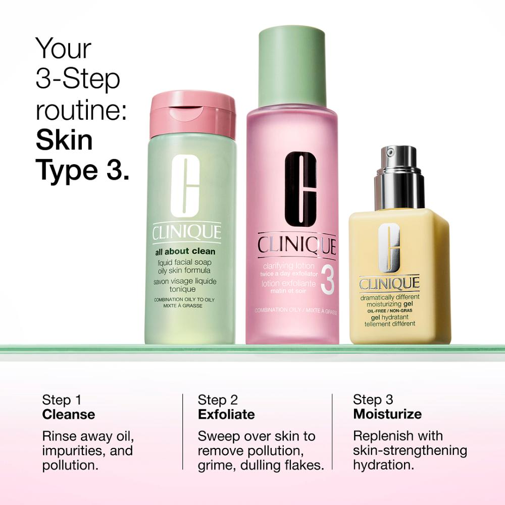 Clinique Dramatically Different Moisturizing Gel Face Moisturizer with Pump for Skin Barrier Repair (125ml)