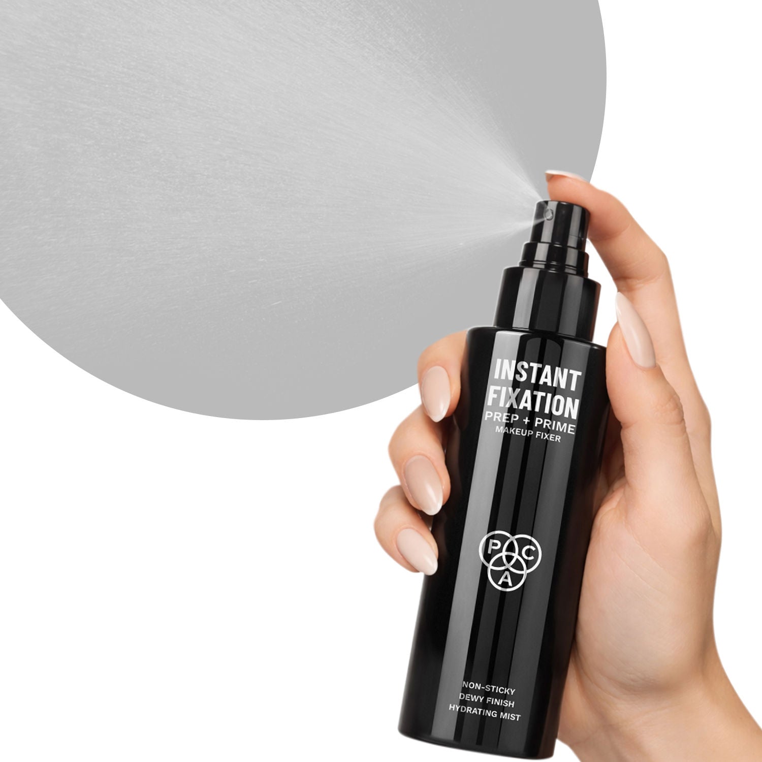 PAC Instant Fixation Prep & Prime Makeup Fixer - Hydrating Dewy Finish Setting Spray (120ml)