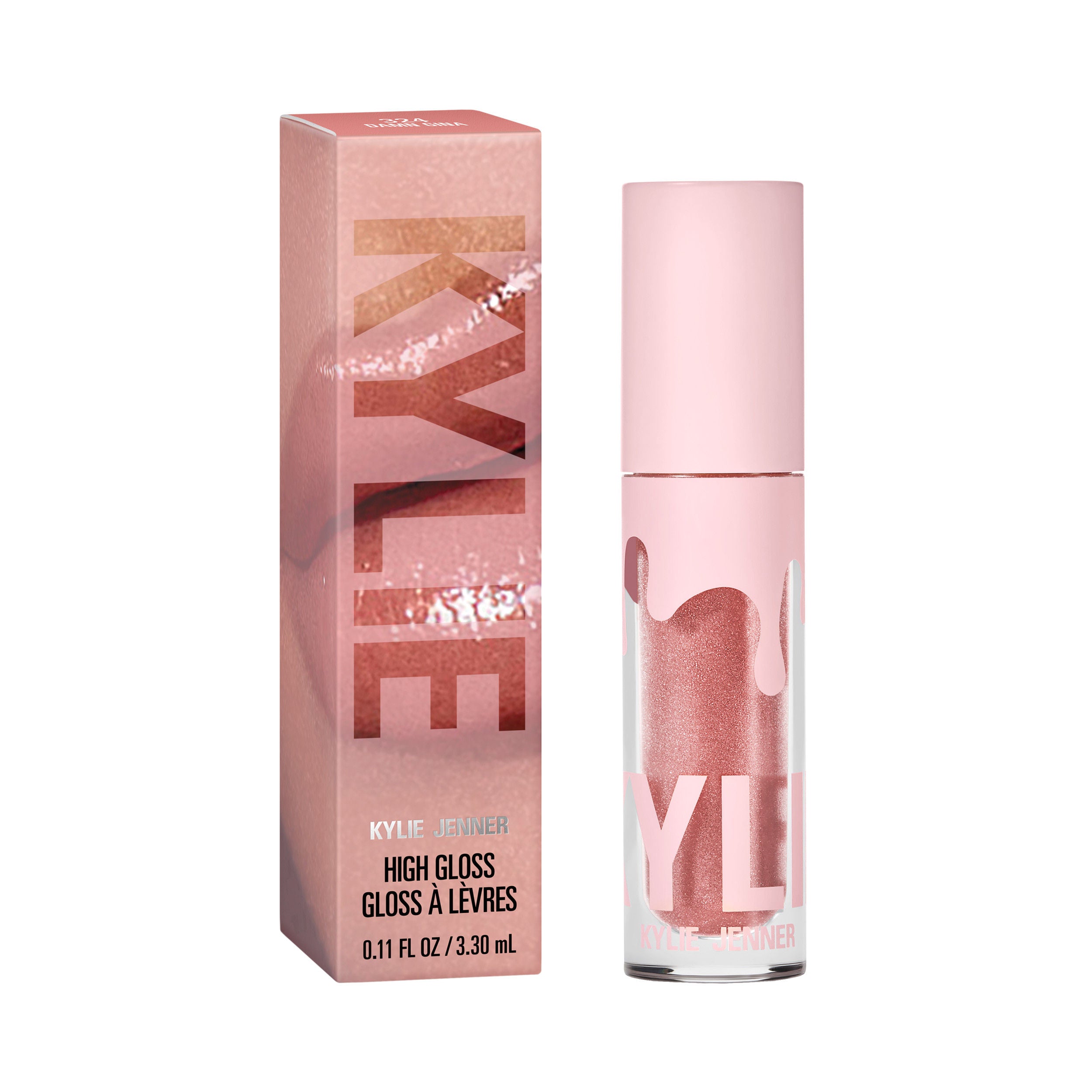 Kylie Cosmetics High Liquid Lip Gloss - 324 Damn Gina (3.3ml)