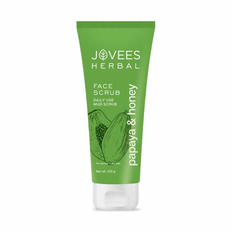 Jovees - Papaya & Honey Face Scrub (100gm)
