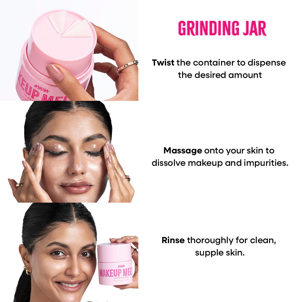 Nykaa Skin Makeup Melter Cleansing Balm – Removes Waterproof Makeup, Excess Oil & Unclogs Pores (48)