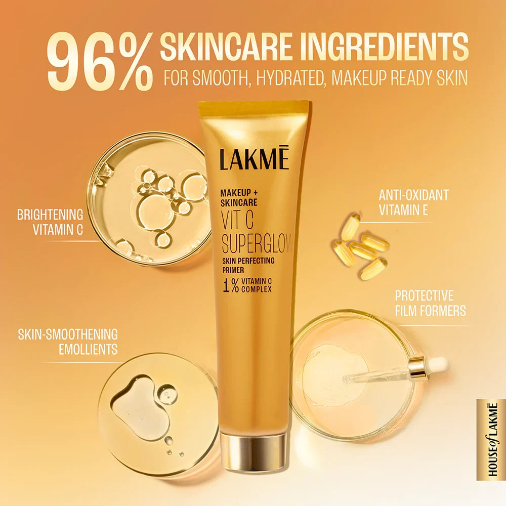 Lakmē VitC Superglow Skin Perfecting Primer 30g