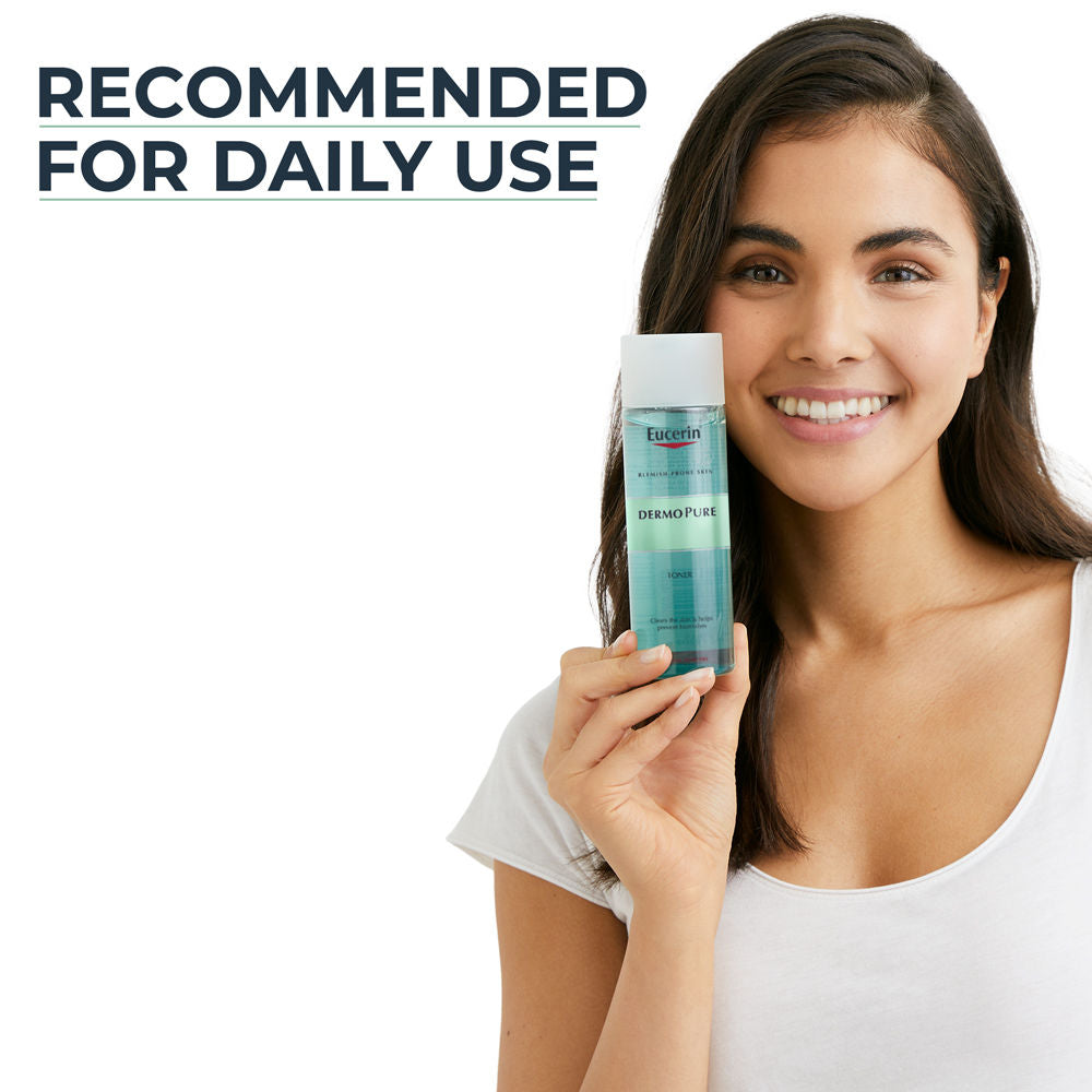 Eucerin DermoPurifyer Oil Control Facial Toner With Lactic Acidfor Blemish & Acne-Prone Skin (200ml)