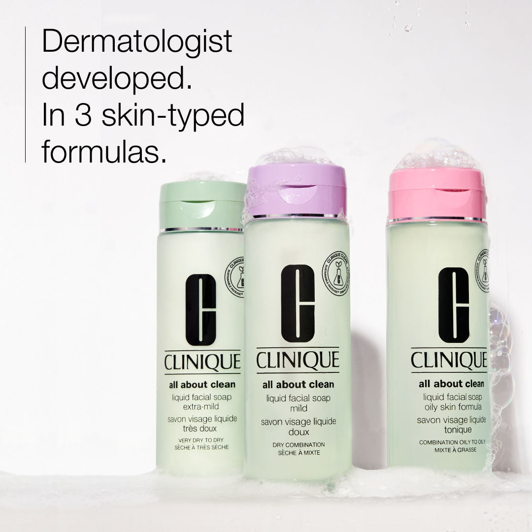 Clinique Liquid Facial Soap Mild - Dry Combination Facewash (200ml)