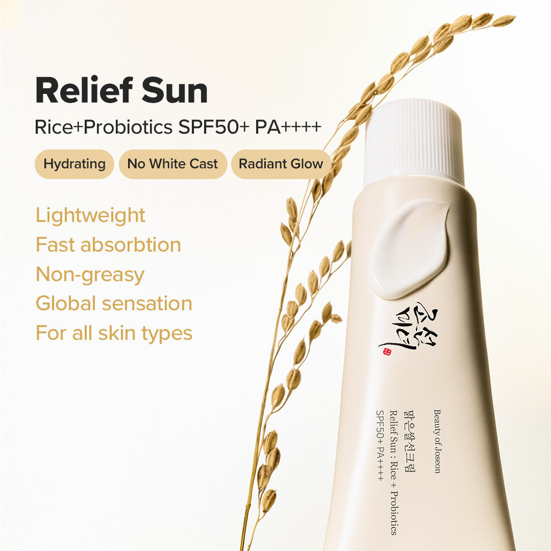Beauty Of Joseon Relief Sunscreen Rice + Probiotics SPF 50+ PA++++ (50ml)