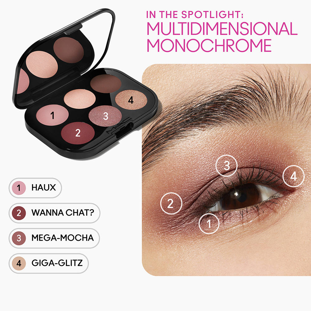 M.A.C Connect In Colour Eye Shadow Palette X6