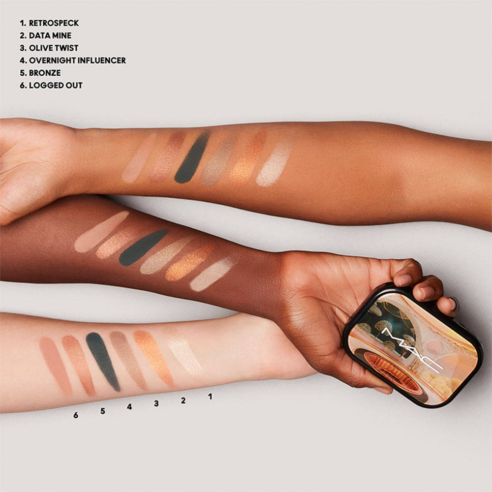 M.A.C Connect In Colour Eye Shadow Palette X6