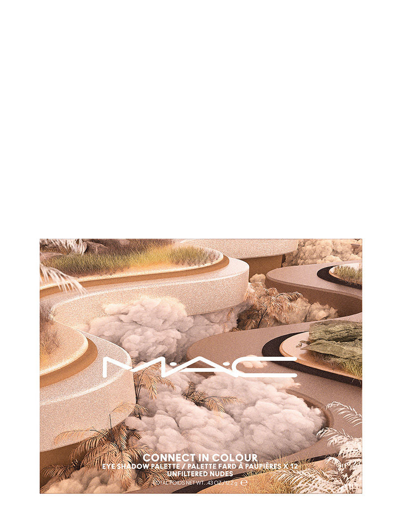 M.A.C Connect In Colour Eye Shadow Palette X12 - Unfiltered Nudes (12.2 g)