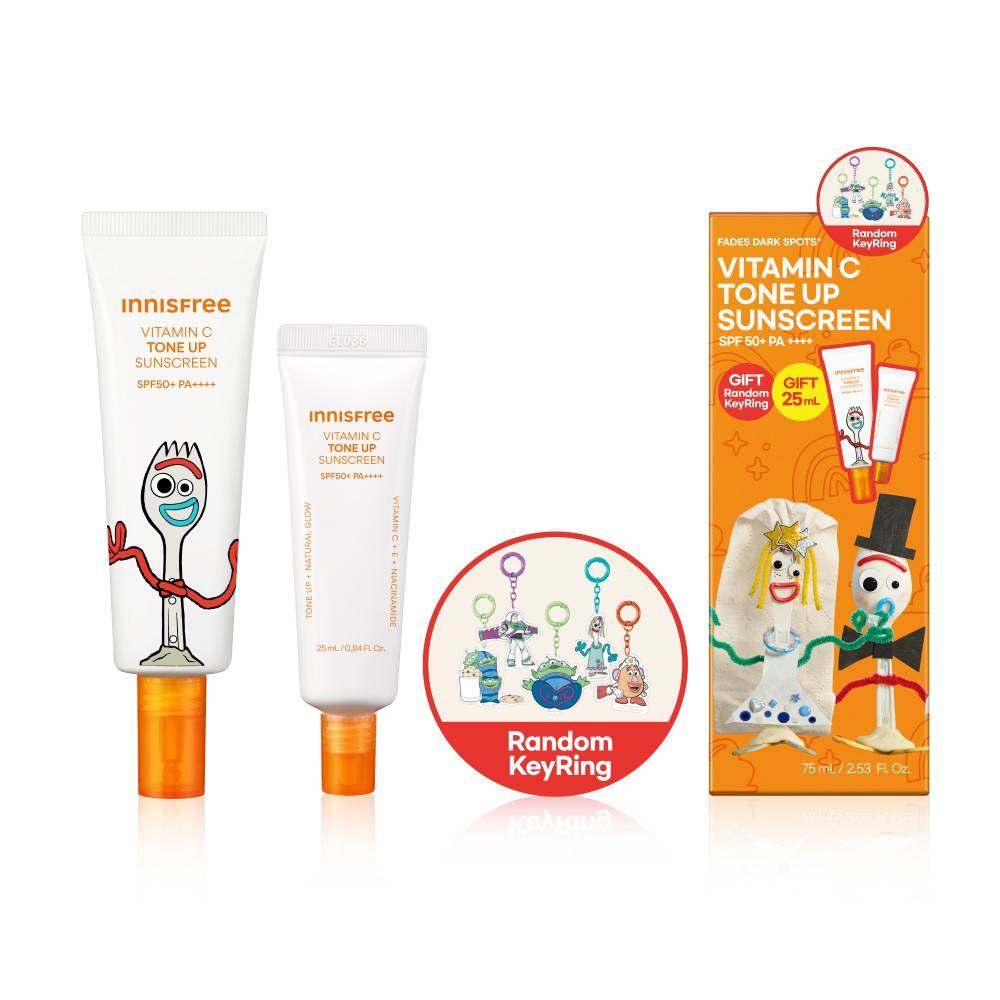 Innisfree Vitamin C Sunscreen Set with Free Keychain