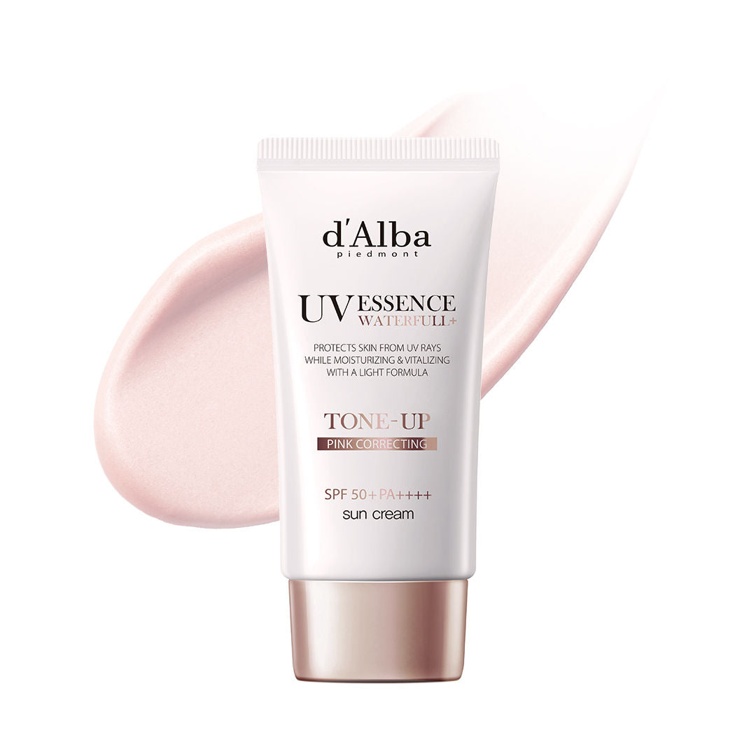 d'Alba piedmont Waterfull Tone-Up Sunscreen, Vegan, Tinted Moisturizer, SPF 50+ PA++++, Glowy (50ml)