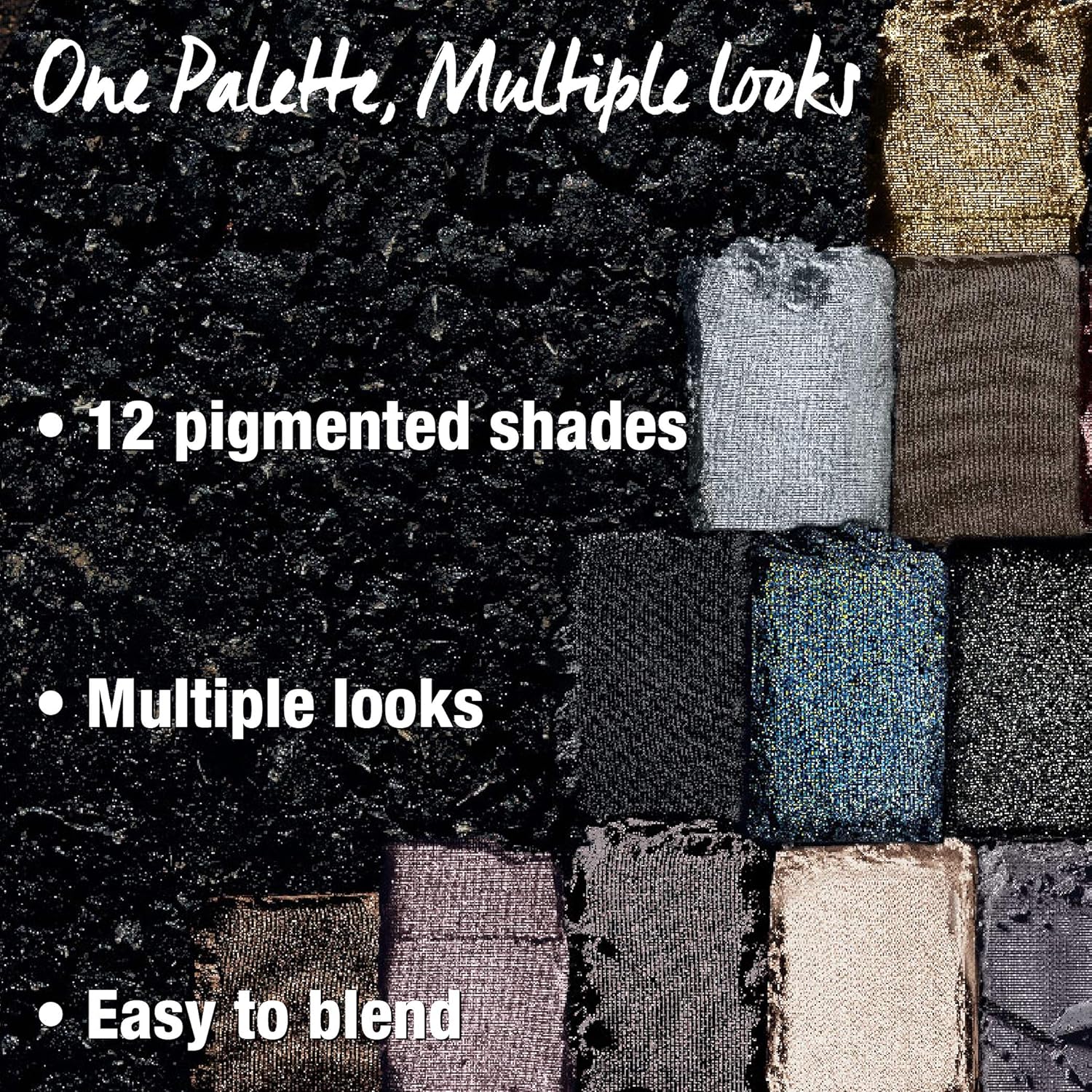 Maybelline New York The Blushed Nudes Eyeshadow Palette - Blush, 12 Highly Blendable Shades, Matte and Sheen Colours. The Blushed Nudes Eyeshadow Palette comes with Highly Pigmented Formula | 9g