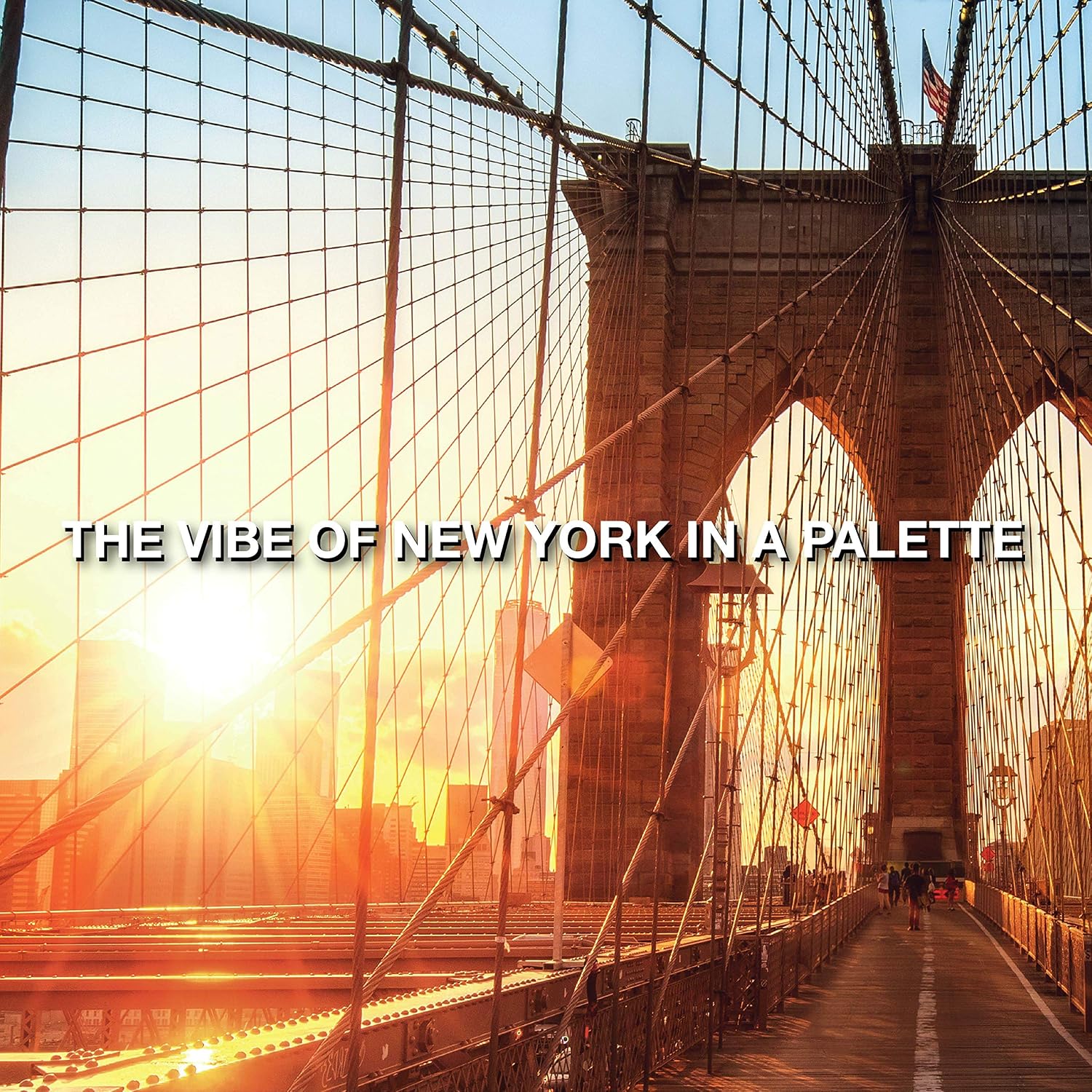 Maybelline New York Eyeshadow Palette, 6 Highly Blendable Shades, Sheer Finish, City Mini Palette, Brooklyn Orange, 6.4g