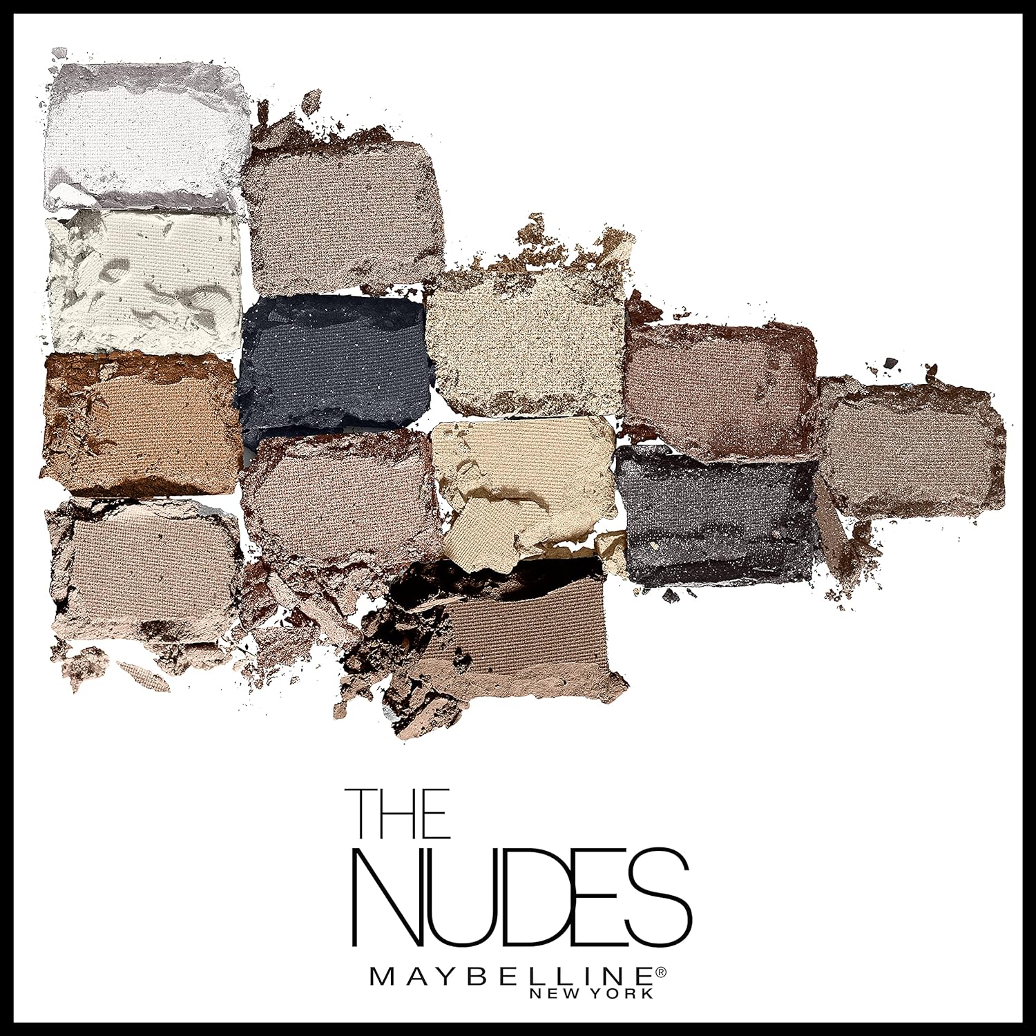 Maybelline New York The Nudes Eyeshadow Palette Powder, Multi, Matte Finish
