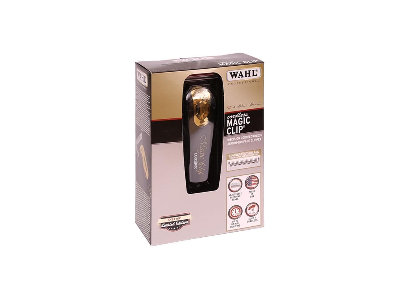 Wahl Professional 8148 5-Star Series Cordless Magic Clip Clipper Limited Edition