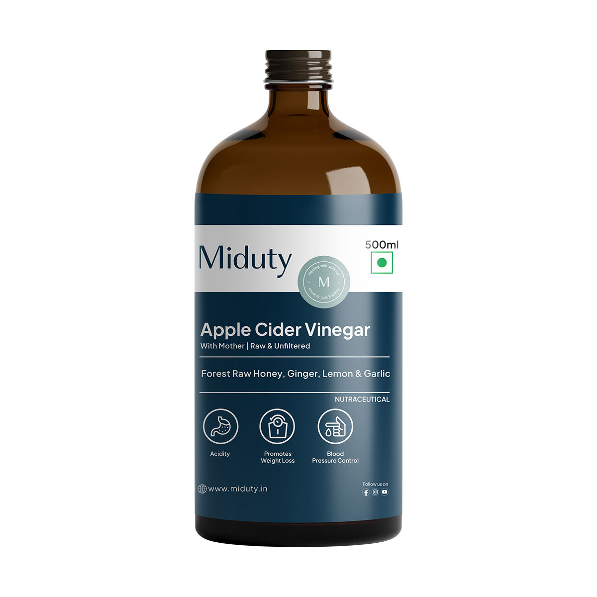 Miduty Apple Cider Vinegar With Mother