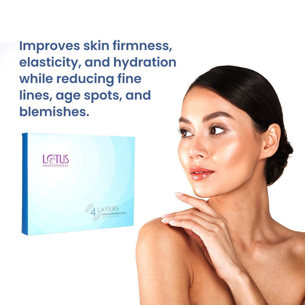 LOTUS Professional 4 Layers Advanced Anti- Ageing Facial Kit (4 x 60 g)